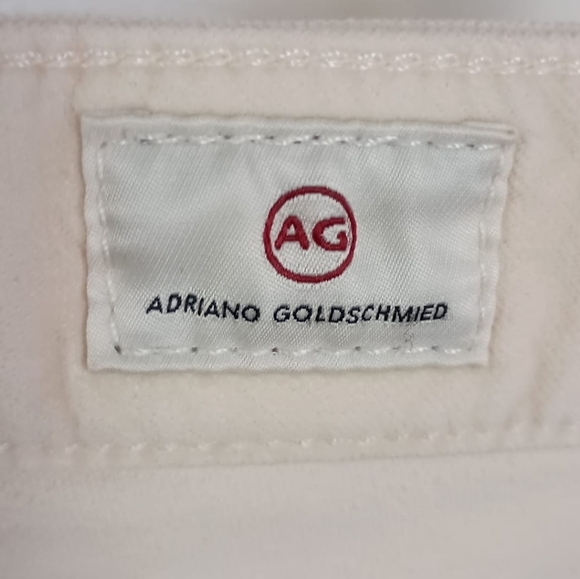 AG Adriano Goldschmied The High Rise Farrah Skinny in Blush Velour Size 30 - Picture 4 of 8